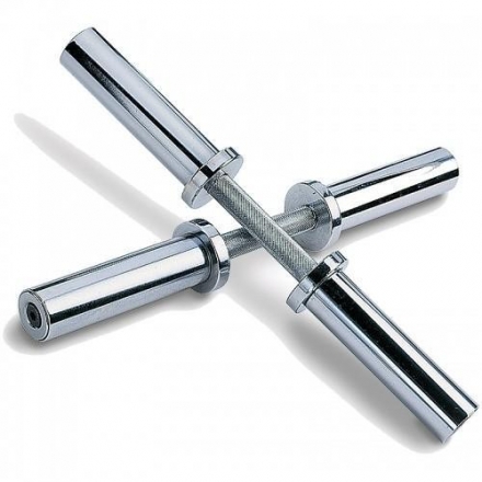 Гриф гантельный олимпийский хромированный 51 см, фото 1