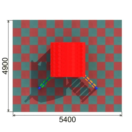 Игровой домик беседка №3 для детской площадки, фото 2