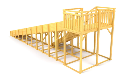 Зимняя горка Савушка Зима Wood 8 , фото 3