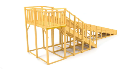Зимняя горка Савушка Зима Wood 8 , фото 4
