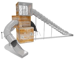 Игровой комплекс Эко Кубус VST 4503 для детской площадки, фото 2