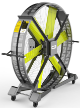 Вентилятор мобильный DHZ, для тренажерного и кроссфит зала Вентилятор мобильный DHZ, для тренажерного и кроссфит зала