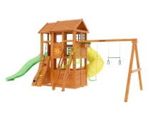 Детская площадка IgraGrad Клубный домик 2 с трубой Детская площадка IgraGrad Клубный домик 2 с трубой