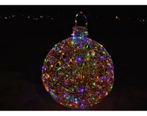 Светящаяся фигура Ёлочная игрушка на раме (диаметр 1,5 м)