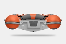 Gladiator RIB 380 AL Оранжево-темносерый моторная лодка ПВХ Жесткое дно (морской алюминий), киль