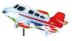 Самолетик - Скамейка детская - МФ 41.03.03, фото 1 Самолетик - Скамейка детская - МФ 41.03.03, фото 1