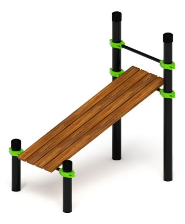 Воркаут 108 зеленый ВТ 12.13-02, фото 1