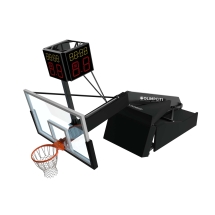 Стойка баскетбольная мобильная складная PRO, вынос 3250 с трехсторонним табло атаки