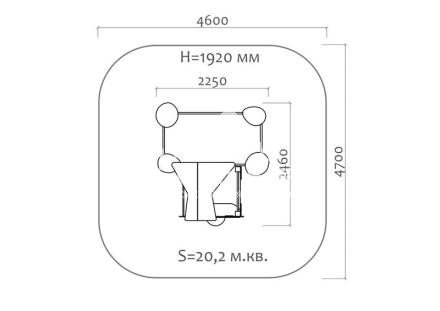 Песочный дворик Домик звездочета 05204 для детской площадки, фото 4
