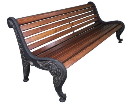 Парковая скамейка Астра, Лиственница 0,6 м, фото 1