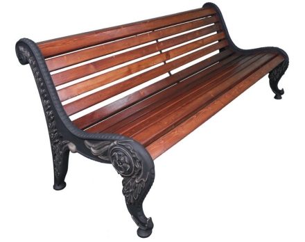 Парковая скамейка Астра, Лиственница 0,6 м, фото 4