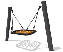 Качели Гнездо 040331 с подвесом металлические для детской площадки