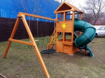 Детская площадка IgraGrad Клубный домик с трубой Детская площадка IgraGrad Клубный домик с трубой