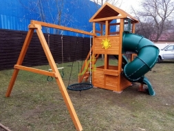 Детская площадка IgraGrad Клубный домик с трубой, фото 5
