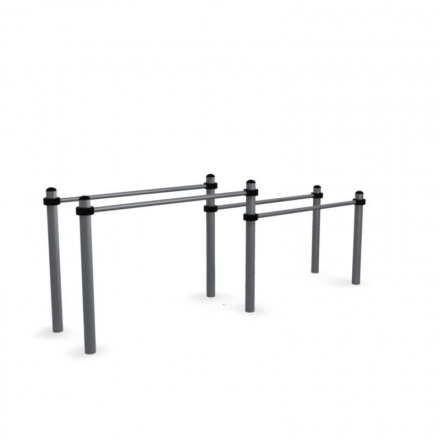 Брусья атлетические двойные уличные W11, фото 1