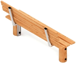 Скамья (лиственница) МФ 42.04.02-Л.И1, фото 5