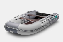GLADIATOR B 370 LIGHT B Светло-темносерый моторная лодка ПВХ Фанерный пайол