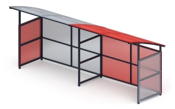 Навес для колясок (2 секции) МФ 742.01-02, фото 3 Навес для колясок (2 секции) МФ 742.01-02, фото 3