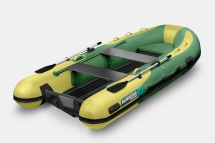 Gladiator RIB 380 AL Зелено-оливковый моторная лодка ПВХ Жесткое дно (морской алюминий), киль