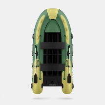 Gladiator RIB 380 AL Зелено-оливковый моторная лодка ПВХ Жесткое дно (морской алюминий), киль