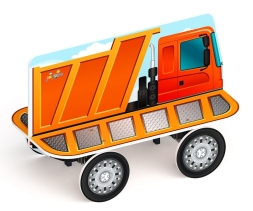 Грузовичок - Скамейка детская - МФ 41.03.04, фото 1 Грузовичок - Скамейка детская - МФ 41.03.04, фото 1