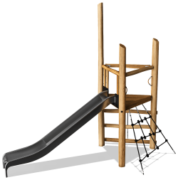 Комплекс для лазания Вышка пожарного с горкой, фото 1 Комплекс для лазания Вышка пожарного с горкой, фото 1