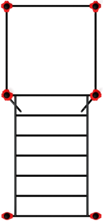 Воркаут ЛОВ 108 красный ВТ 102.12-01, фото 5