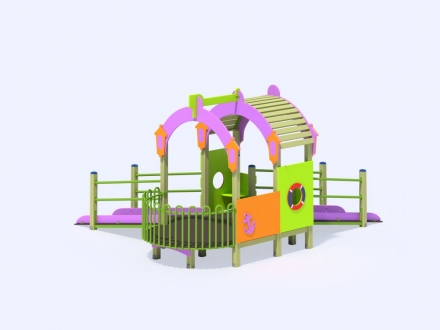 МФ 4.25 Кораблик с пандусами, фото 3