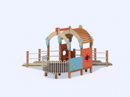 МФ 4.25 Кораблик с пандусами, фото 5