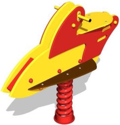 Качалка на двух пружинах Скутер КЧ056 для детской площадки