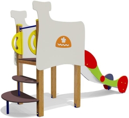 Горка Печка 08310 H=1000 для детской площадки, фото 1