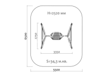 Качели-гнездо 4801.21 для детской площадки