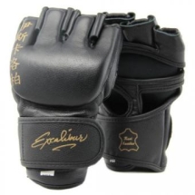 Перчатки ММА Excalibur Model 655 Cowhide Black