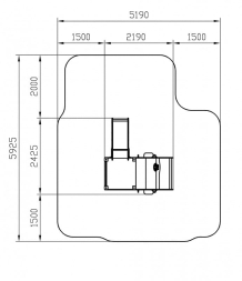 Машинка (серый) тип 1 - ДИК 1.03.1.01-02 - Игровой комплекс H=750, фото 6