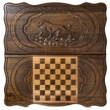 Нарды резные &quot;Лев&quot;, Mirzoyan