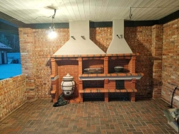 Печь Аристократ 832 Прямоугольный кирпич графитовый серый, фото 4