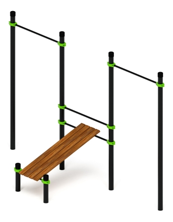 Воркаут 108 зеленый ВТ 12.14-02, фото 1