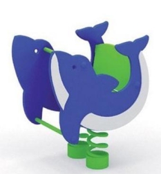 Качалка на пружине Дельфин CКИ 027 для детской площадки