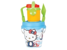 Набор для пляжа и песочницы с лейкой Hello Kitty Pilsan (06-011)