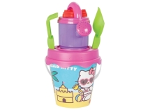 Набор для пляжа и песочницы с лейкой Hello Kitty Pilsan (06-011)