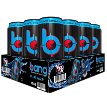 Энергетический напиток &quot;БЭНГ&quot; Ежевика VPX BANG 473мл Blue Razz 