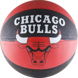 Мяч баскетбольный любительский &quot;SPALDING Chicago Bulls&quot;, размер 7, символика команды Chicago, фото 2