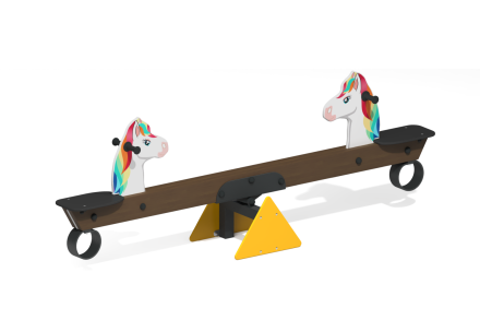 Качели-балансир Лошадка КБ-57.2 для игровой площадки, фото 1