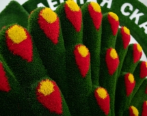 Топиари павлин Челли, h=175 см - газон Eco