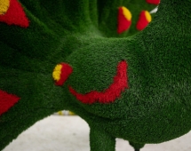 Топиари павлин Челли, h=175 см - газон Eco