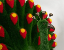 Топиари павлин Челли, h=175 см - газон Eco