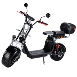 Электроскутер Citycoco WS Pro+ 2000W (черный)