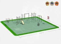 Спортивная площадка для Workout СП-1 Спортивная площадка для Workout СП-1