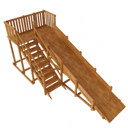 Детская горка &quot;Норильск&quot; покрытие масло, фото 2