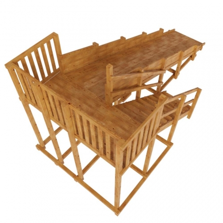 Детская горка &quot;Норильск&quot; покрытие масло, фото 3